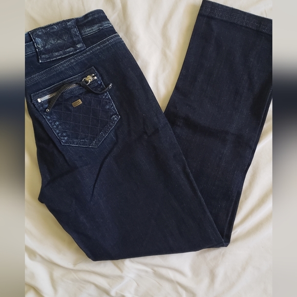 Vintage Miss Sixty Collection from Y2K era dark denim skinny jeans Size 28 US - Picture 4 of 8